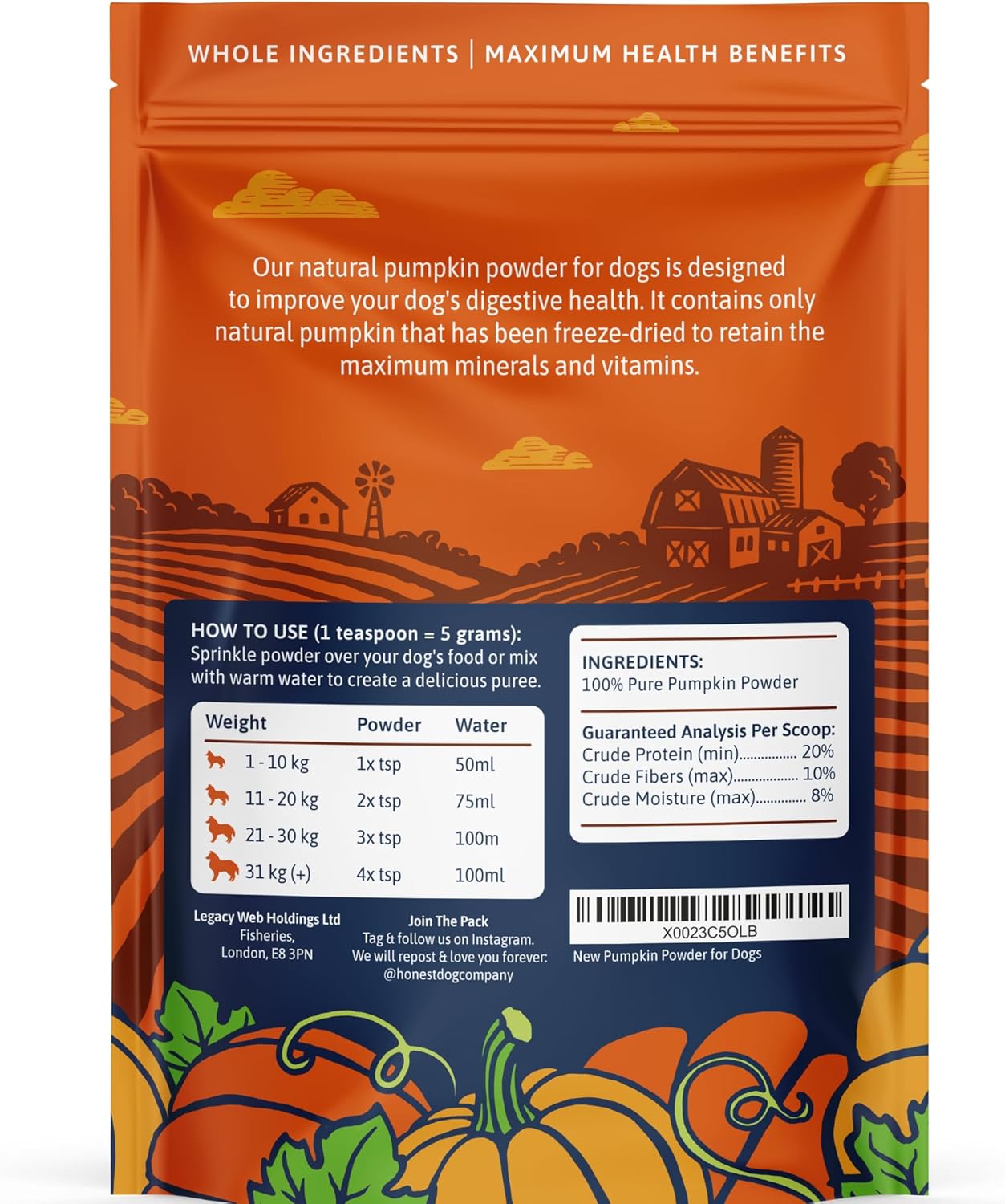 Pumpkin Powder for Dogs