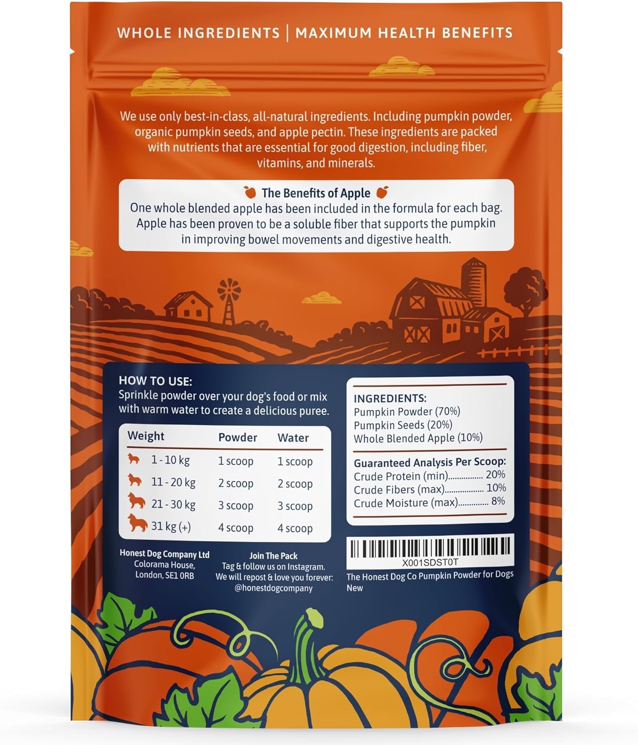 Pumpkin Digestive Aid For Dogs