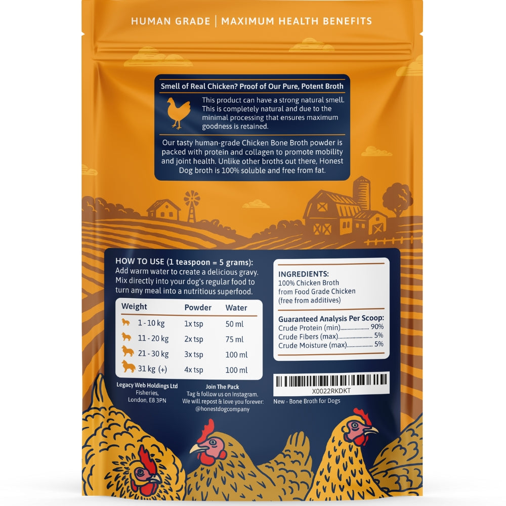 Chicken Bone Broth for Dogs