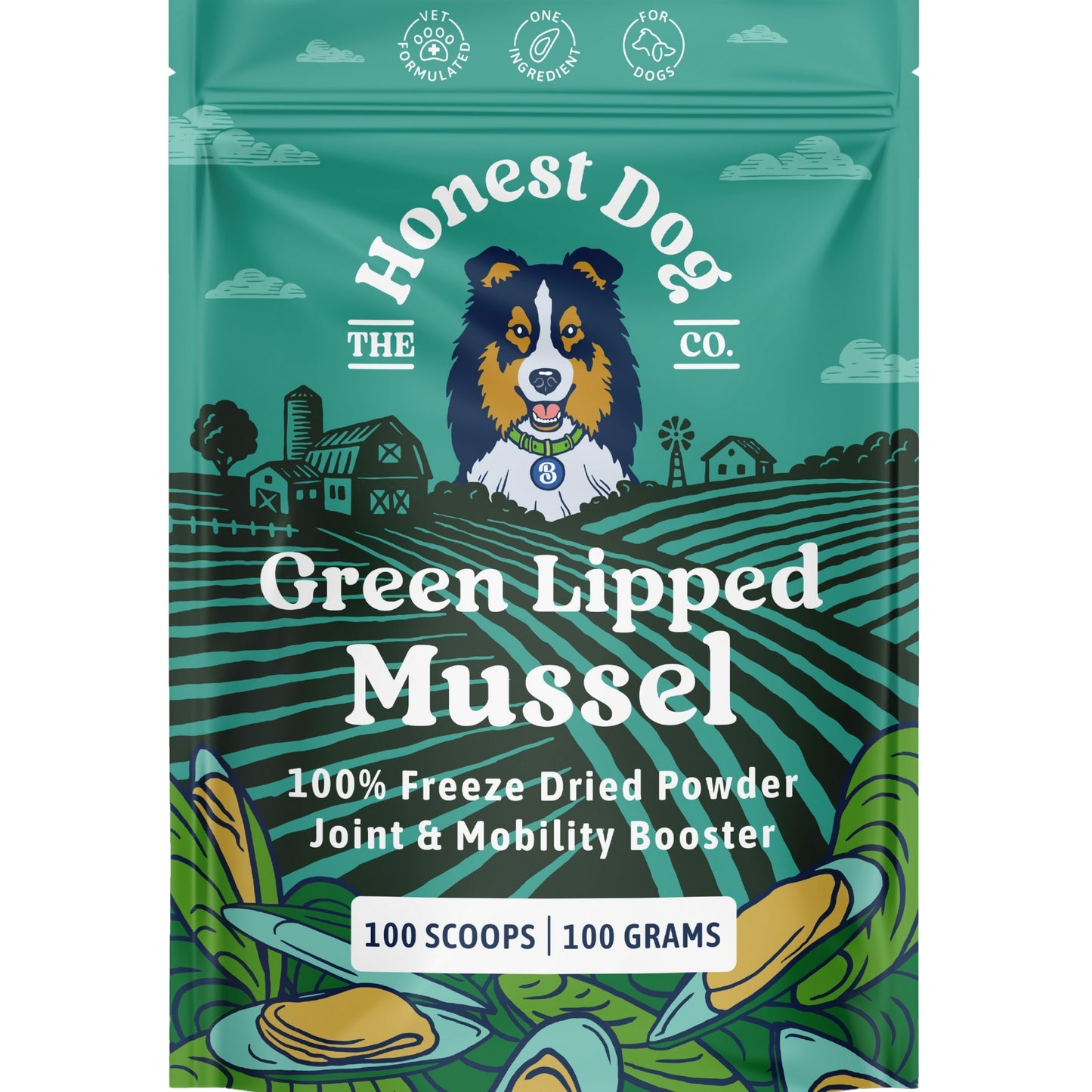 Honest Dog Co - Green Lipped Mussel Powder For Dogs