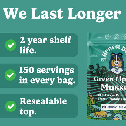 Green Lipped Mussel for Dogs
