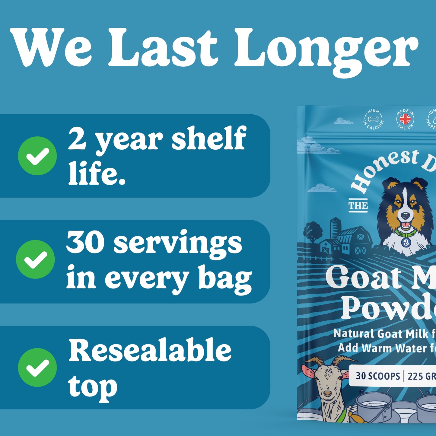 Honest Dog Co - Goat Milk Powder for dogs