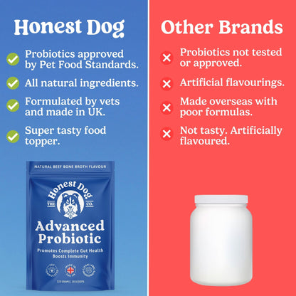 Honest Dog Co - Probiotic Powder For Dogs