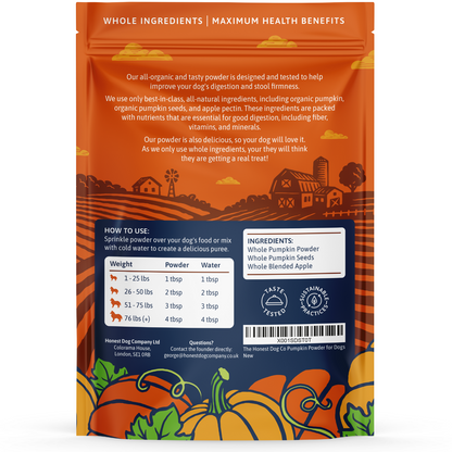 Honest Dog Co - Pumpkin Powder For Dogs