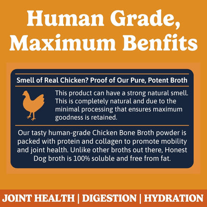 Honest Dog Co - Chicken Bone Broth For Dogs