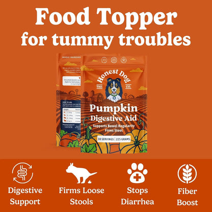 Honest Dog Co - Pumpkin Digestive Aid For Dogs