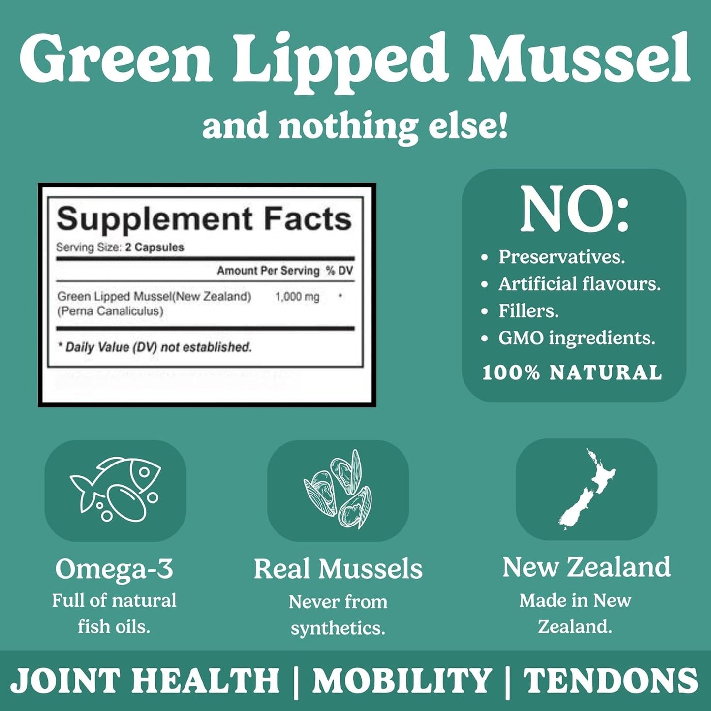 Honest Dog Co - Green Lipped Mussel Powder For Dogs