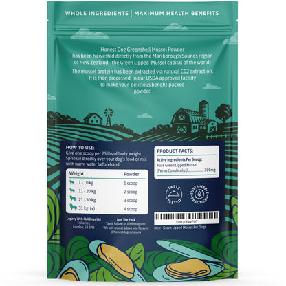Green Lipped Mussel for Dogs