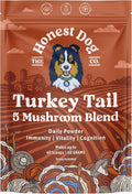Turkey Tail Mushroom Blend for Dogs, Immune and Gut Support